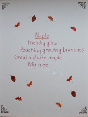 Tree Poetry 10 Year Old