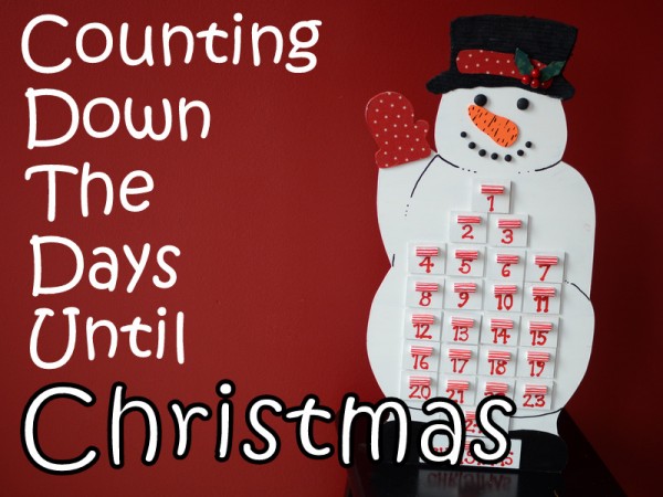 Using an Advent Calendar to Count Down the Days