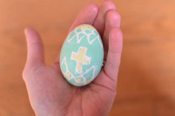 Pysanky-style egg