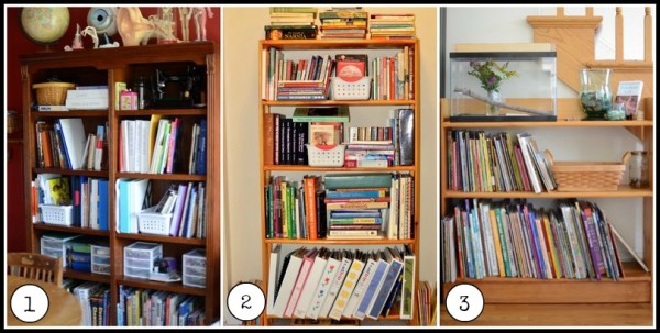 homeschool book storage