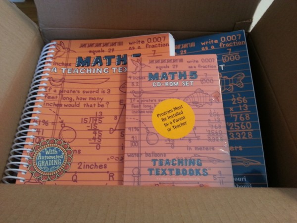 Teaching Textbooks Arrives