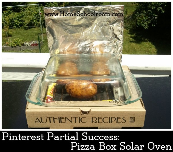 Pinterest Project Pizza Box Solar Oven