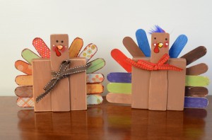 Wooden Turkey Craft