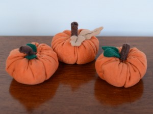 Fabric Pumpkins