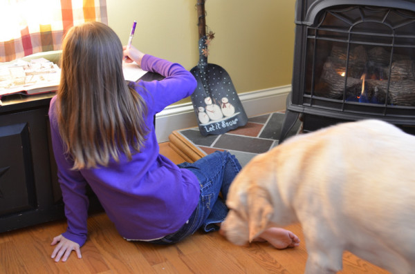 Working by the Stove