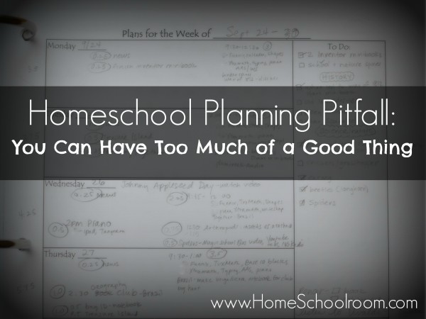 Homeschool Planning Pitfalls from Home Schoolroom